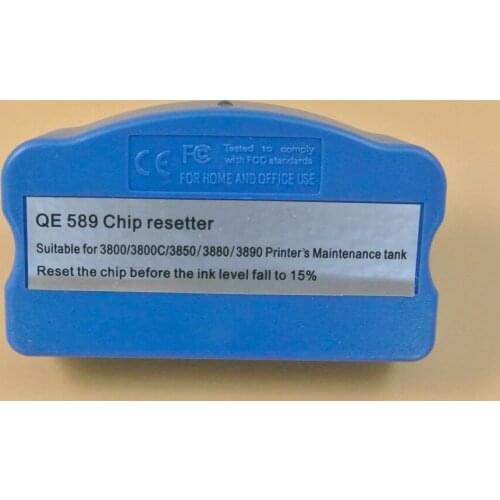 Free shipping !!! DGYCJLFP maintenance tank chip resetter for Epson 3800 3800C 3850 3885 3890 printer waste tank chip resetter