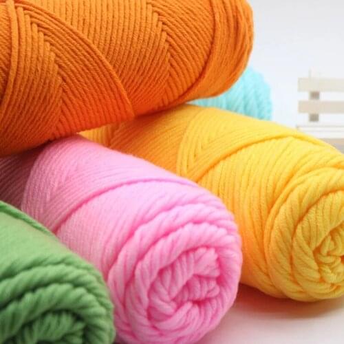Free shipping milk cotton Yarn For crochet scarf coat sweater weave thread 1000g/lot