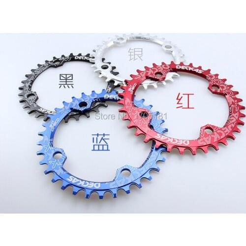 MTB Mountain bike Oval chainring BCD 104mm 32T 34 36 38 crankset modified plato oval de la bicicleta