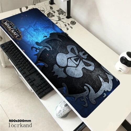 World of Warcraft Gaming Mouse pad Gamer Large 900x400mm Horde Alliance Computer keyboard mouse pad non-skid laptop mouse pad
