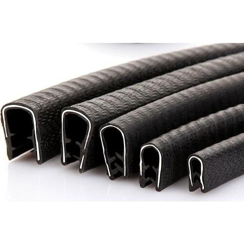 Cable Tray Stainless steel iron sheet rubber sealing strip Sharp Metal Edge seal U frame binding skateboard Protection bar