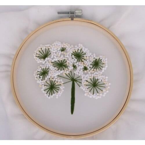Creative European Embroidery DIY Material Package Beginner Embroidery Semi-finished Product Kit