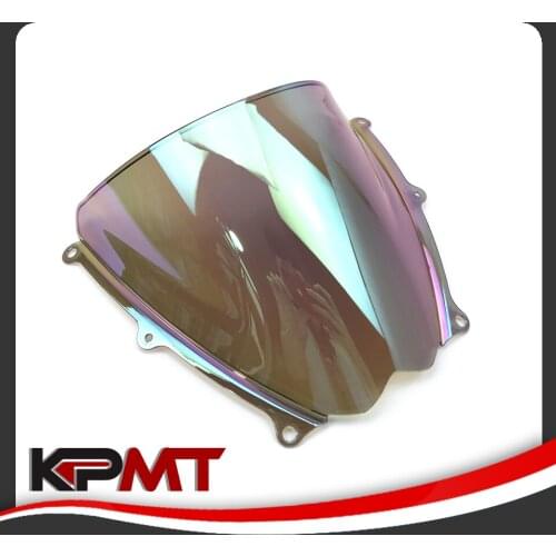 Black Windshield WindScreen Double Bubble GSXR1000 R For Suzuki GSXR 1000 R K7 2007 2008 gsxr 1000 r k7 07 08