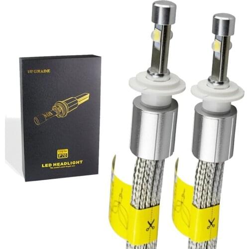 Powerful USA Cree XHP-70 chip Car LED Headlight H4 Hi Lo 55W XHP-70 chips H4 High Low Beam Headlights Bulb H7 H11 9005 9006 9012