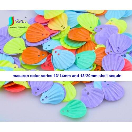Wholesale Price Weight 1000g Handmade Hair Decoration Jewelry Clothes Colorful Shell Macaron Color Fish Scales Sequin