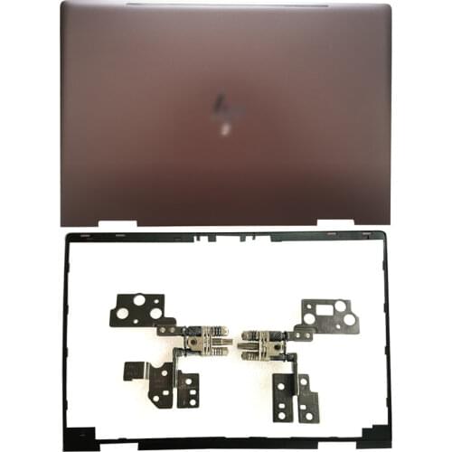Original NEW Brown Laptop LCD Back Cover/Front Bezel/Hinges For HP ENVY X360 15-BP 15M-BP Series 15.6" 924321-001 4600BX0H000110