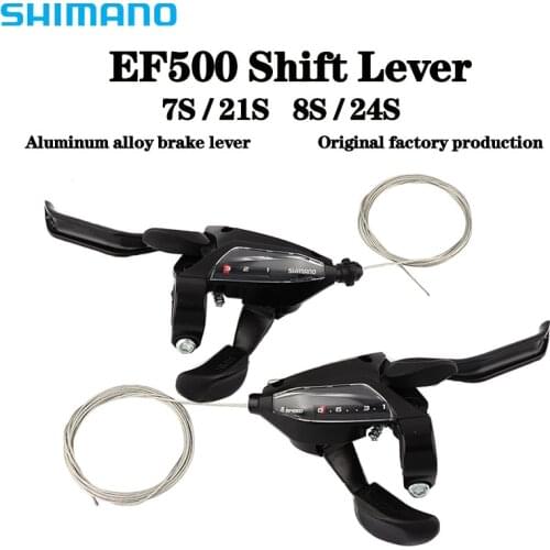 SHIMANO EF500 MTB Conjoined Shift Lever 3X7S 3X8S Bicycle Transmission Variable Speed Suitable for Mountain Bikes