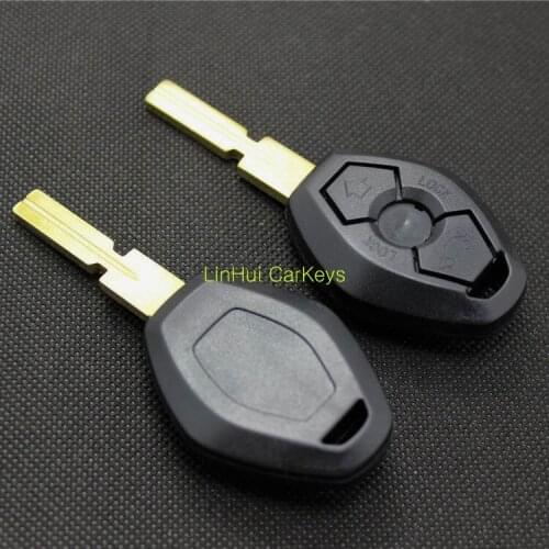 PINECONE for 1998-2005 BMW 3 5 7 SERIES Z3 Z4 X3 X5 M5 325i E38 E39 E46 Keys Replacement Uncut Blade Remote Blank Key Shell 1Pc