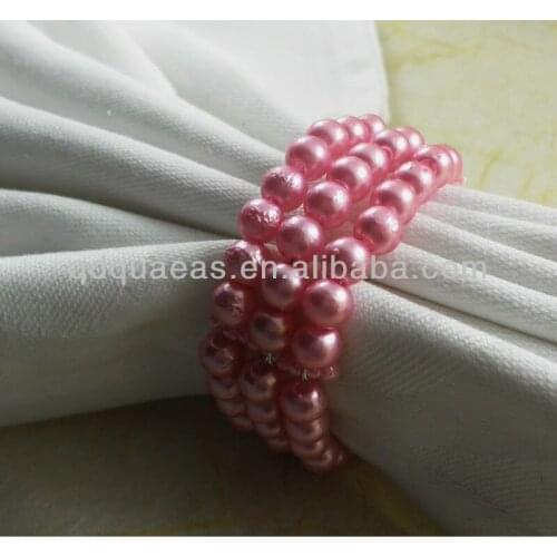 Aliexpress sold beaded wedding napkin ring holiday decoration napkin ring
