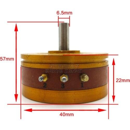 SAMARIUS RESISTANCE conductive plastic 360 degree 40K potentiometer HP200 40K 10