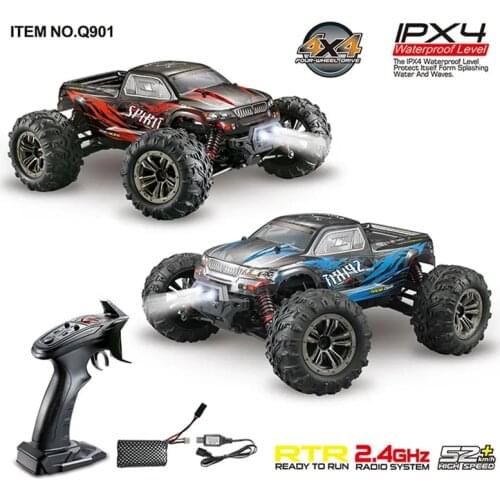 Xinlehong Q901 Rc Car 2.4G 4CH brushless motor Max Speed 52km/h RC Cars Brushless Remote Control Car LED RTR Kids Adult Toys