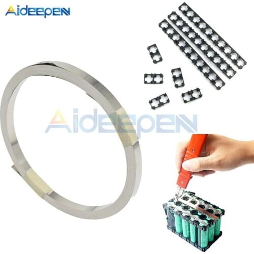 10m 18650 Li-ion Battery Nickel Sheet Plate Nickel Plated Steel Belt Strip Connector Spot Welding Machine with Holder Bracket