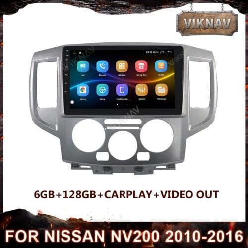9 Inch Android Car radio For NISSAN NV200 2010-2016 Head Unit Stereo Receiver Multimedia Player Touch Screen Tape Recorder