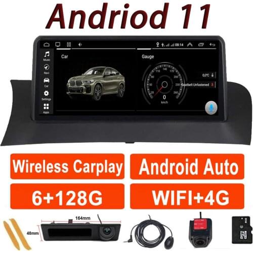 Carplay Android 10.0 Car Radio Stereo Player GPS Navigation for BMW X3 F25 X4 F26 CIC NBT System 4G Head Unit Navigation