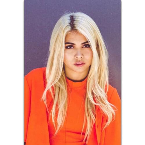 Hayley Kiyoko Music Singer Star Silk Fabric Wall Poster Art Decor Sticker Bright