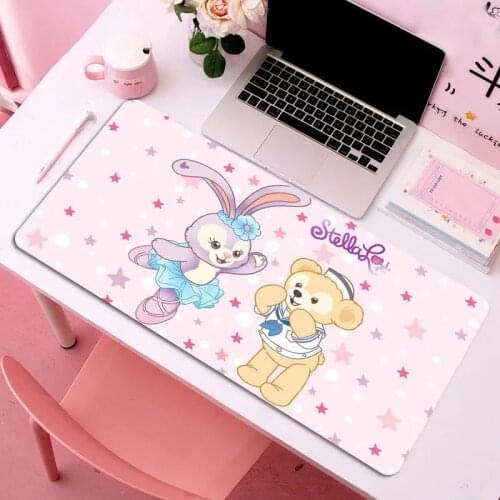 Large Thicken Lock Edge Mouse Pad Anti-slip Natural Rubber Mousepad Cute Desk Anti-slip Natural Rubber Mousepad for Boys Girls