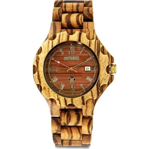 Watch Zebrano Wood Tapu Tapu