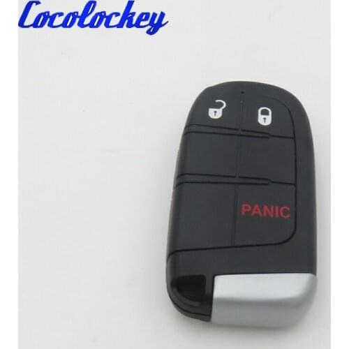 Cocolockey 3 Button No Chip Remote Key Shell Case For Chrysler 300 for Jeep for Dodge Journey Durango No Logo