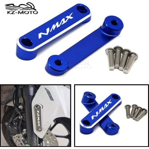 For Yamaha NMAX 155 Nmax 155 2017 2018 With LOGO Motorcycle CNC Aluminum Front Axle Coper Plate Decorative Cover Accessories