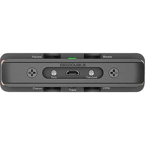 DOUBLE U0 Ukulele Pickup Built-In Chorus Delay Reverb Effects Soundhole Dual Channel Pick Up System Acoustic Ukulele Accessories