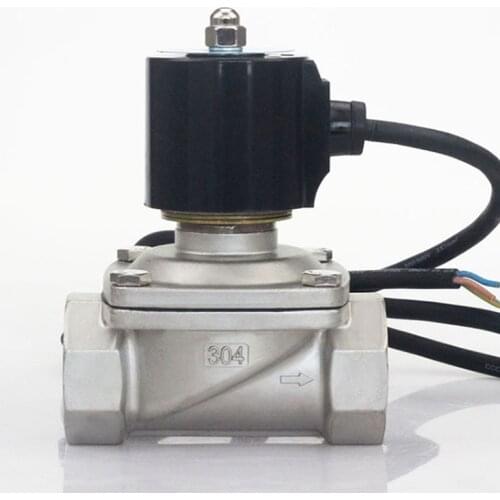 IP68 Underwater solenoid valve stainless steel 1 inch 1-1/4" Normally close 2W250-25 2W350-35 2 way Fountain solenoid valve