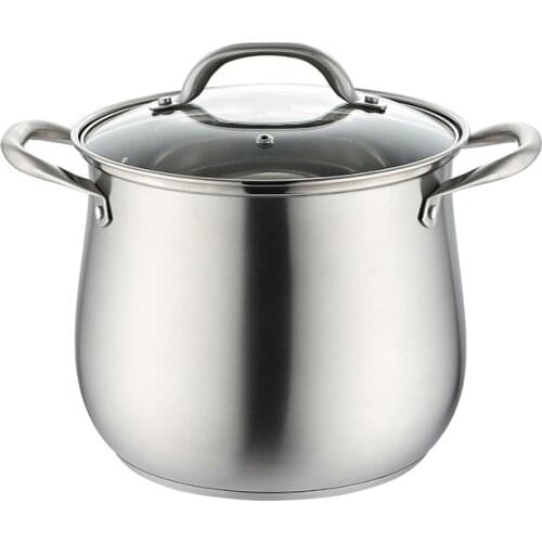 304 soup pot stainless steel super-high pot double porridge cooking stove universal bottom thickening stew pot