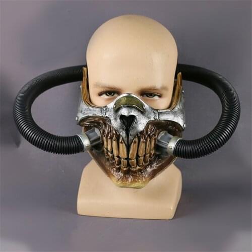 Movie Mad Max Mask Helmet Punk Mask Skeleton Mask Halloween Devil Props Cosplay PVC Halloween Cosplay Masks