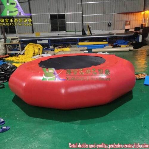 Mini Size Indoor Or Outdoor Swimming Pool Inflatable Water Bungee Trampoline For Export