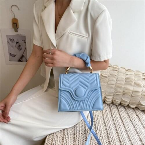 Fashion Wallet PU Leather Crossbody Bag for Womens 2021 New Solid Color Shoulder Messenger Bag Lady Shopper Travel Small Handbag