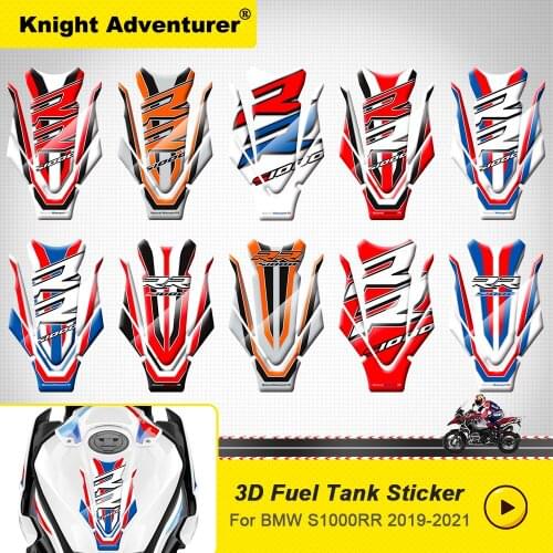 For BMW S1000RR S 1000 RR Motorcycle Stickers Protector Fairing Emblem Tank Pad Knee Protection Windscreen 2019 2020 2021