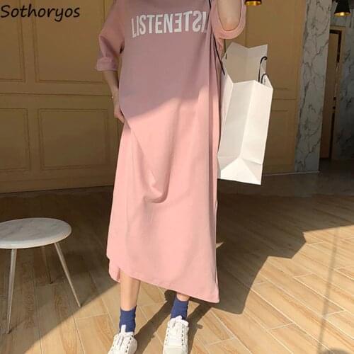 Nightgowns Women Sleepwear Letter Printed Womens Elegant Breathable Korean Style Comfortable O-neck Short Sleeve Plus Size 3XL