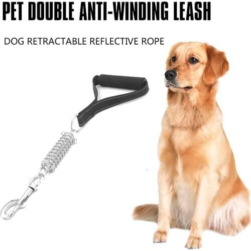 Practical Traffic Handler - Short Dog Leash with Traffic Handle for Large Dogs - Great for Double Dog Couplers, Service Dogs, an