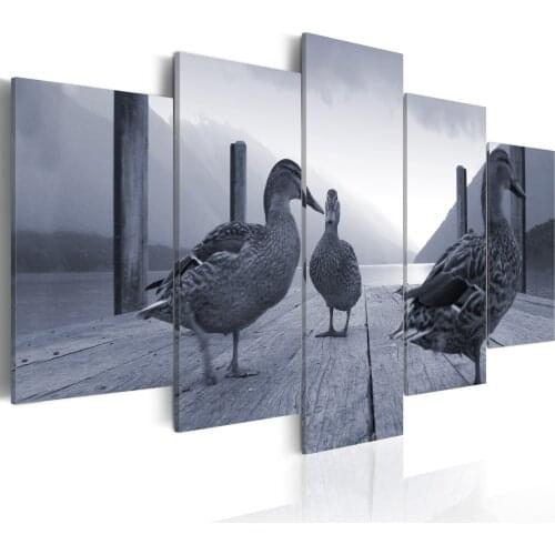 Picture-ducks on Pier-200x100 cm