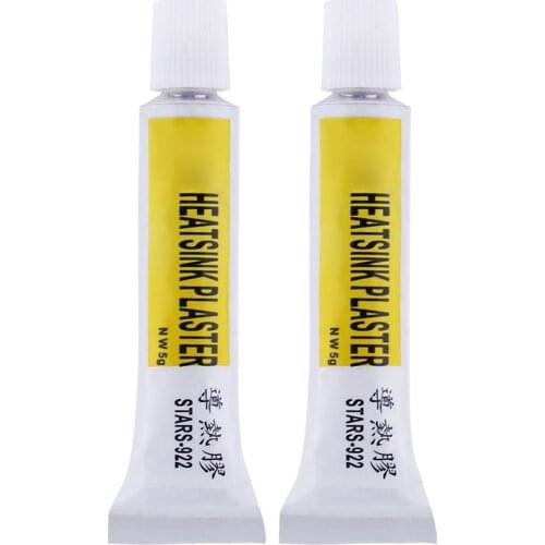 2pcs Thermal Conductive Heatsink Viscous Adhesive Glue Compound Glue Heatsink For Circuit Board PCB CPU LED IC Conductive TSLM