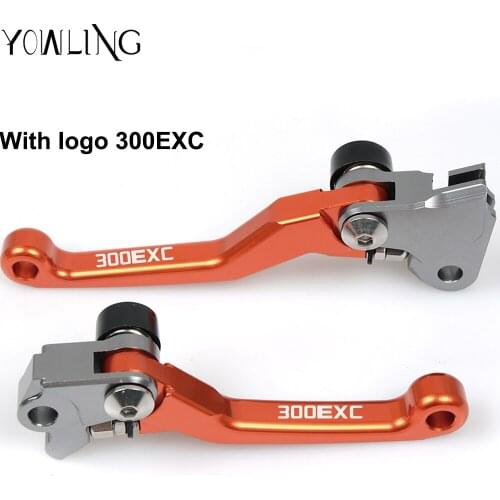 Handlebar CNC Clutch Brake For 300EXC 2006 2007 2008 2009 2010 2011 2012 2013 Dirtbike CNC Pivot Foldable Clutch Brake Lever
