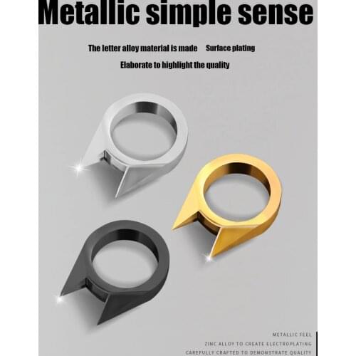 Self defense trigger girls self-defense equipment wolf proof device window breaking equipment fashion ring