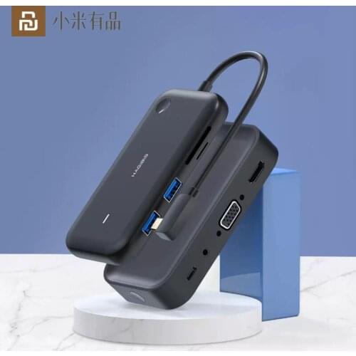 Youpin Wireless Screen Projector TV Receiver Digital-To-Analog Converter Office Electronic With USB Hub For Phone Laptop Tablet