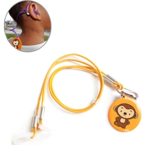 BTE Hearing Aid Clip Protector Holder with Cartoon Design for Behind the Ear Hearing Aids and Cochlear Implants For Kids
