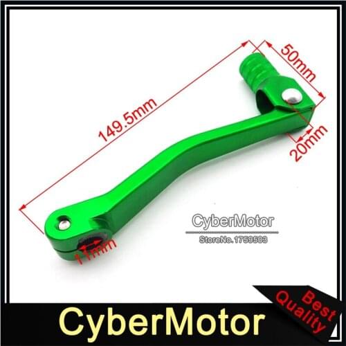 Green CNC Motorcycle Gear Shifter Lever For 50cc 90cc 110c 125cc 150cc 160cc Lifan YX Zongshen Engine KLX SSR CRF Pit Dirt Bike