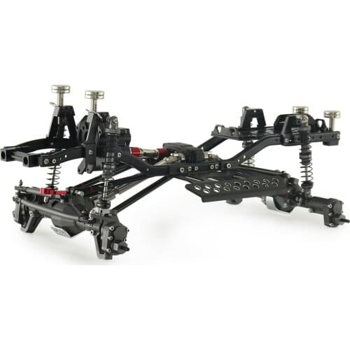1/10 RC Crawler SCX10 All Metal Frame Chassis Kit 313mm Wheelbase with Prefixal Planetary Gearbox Portal Axle Off Road Truck