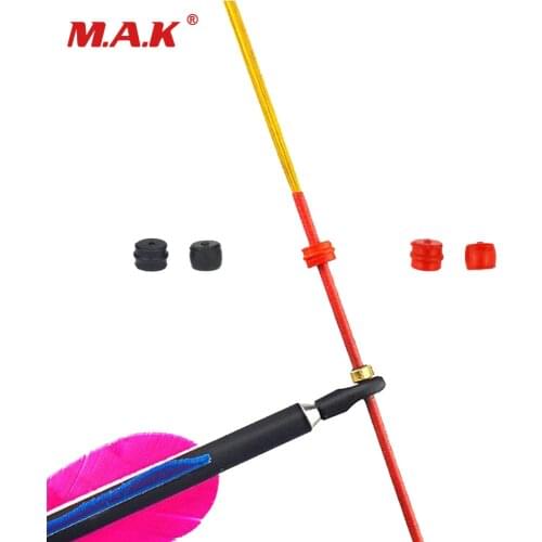 2 color Lip Beads Pull String with Rubber Lip Beads and Arrow Accessories for Recurve Bow Compound Bow Bowstring Archery Hunting