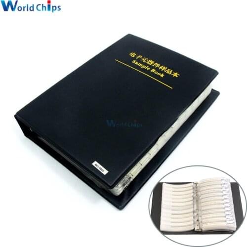 2475pcs/set 0805 5% SMD Resistor (37 value 1875pcs) + 0603 5% capacitor(17 value 600pcs) Sample Book Simple Version