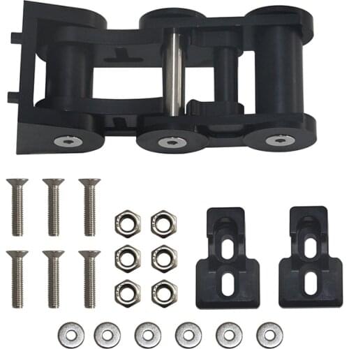 Aluminum Latch Locking Hood Catch Kit For Jeep 2007-2017 Wrangler JK Black