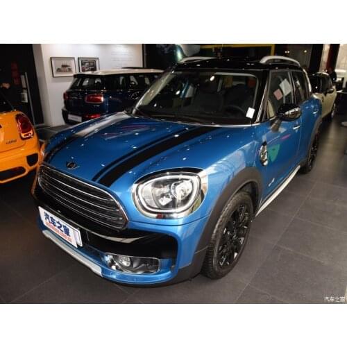 Car Decals Black Rally stripe Racing 2-5'' for MINI S SD CLUBMAN Motor Vinyl Hood Rear Sticker ZC932