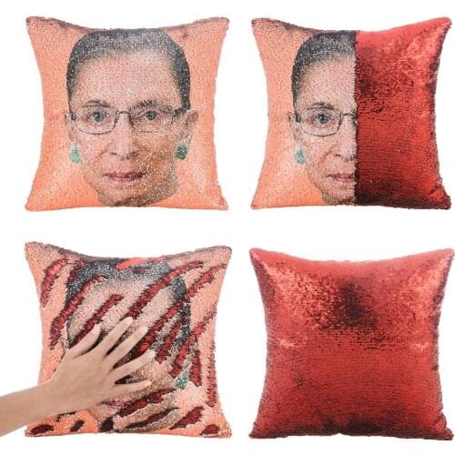 DIY Sequin Cushion Cover Magical Throw Pillowcase Color Changing Reversible Pillow Case For Home Decor