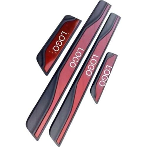 For Kia Forte 2009-2014 2017-2021 Car Accessories Door Sill Protector Scuff Plate Threshold Stainless Steel Pedal Styling