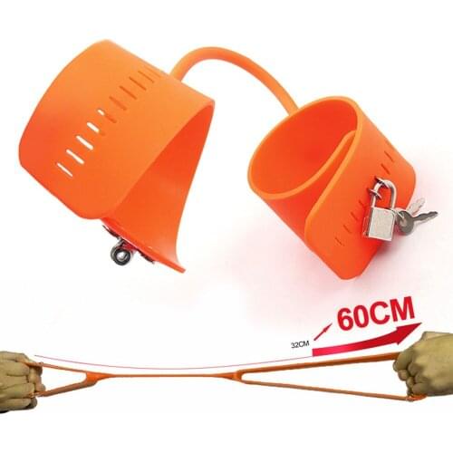 Restraints Handcuffs Exotic Bondage Ankle Cuff Super Elasticity Silicone Binding Bdsm Accessories Adult Sex Toy For Women Couple