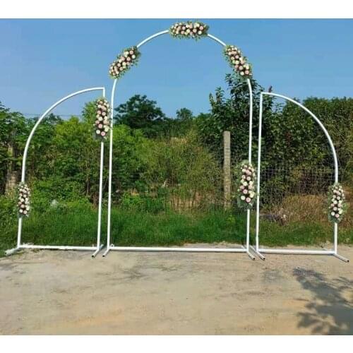 Wedding Arch Set Background Decoration Flower Stand Birthday Party Outdoor Balloon Arch Decoration Irregular Shape Stand