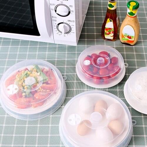 Food Sealing Lid Microwave Oven Fridge Dish Plate Dustproof Cover Kitchen Tool Transparent Cover Kitchen Accessories