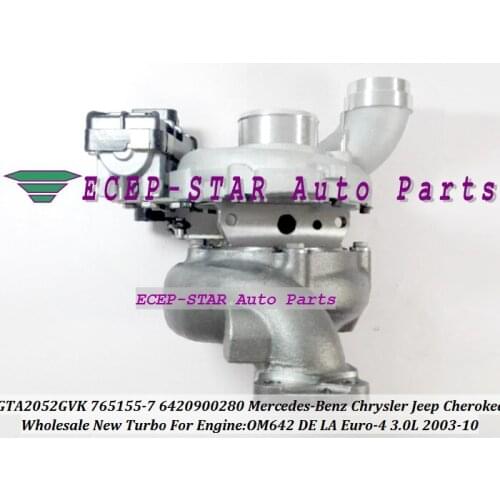 GTA2052GVK 765156 765156-0003 765156-0004 765156-0007 Electronic Turbo For Mercede Benz E L W203 W211 For JEEP Cherokee OM642 DE